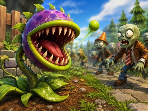 Defense Plants gameplay