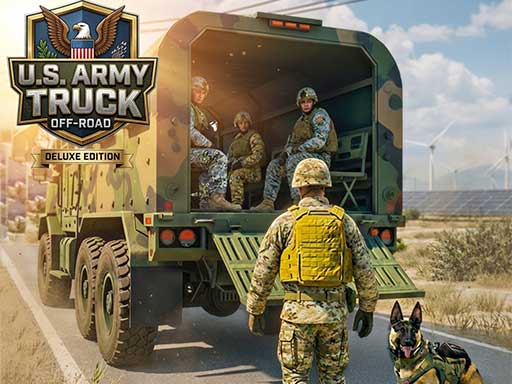 US Army Truck Driving gameplay