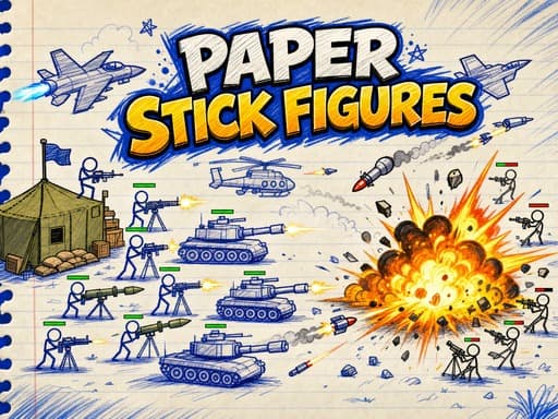 Paper Stick Figures gameplay
