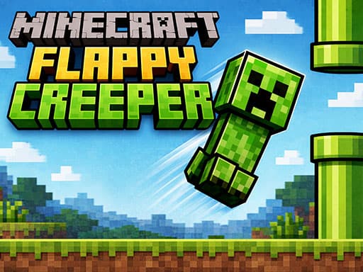 Minecraft Flappy Creeper gameplay