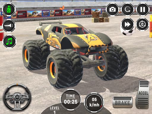 Monster Truck Simulator Game gameplay