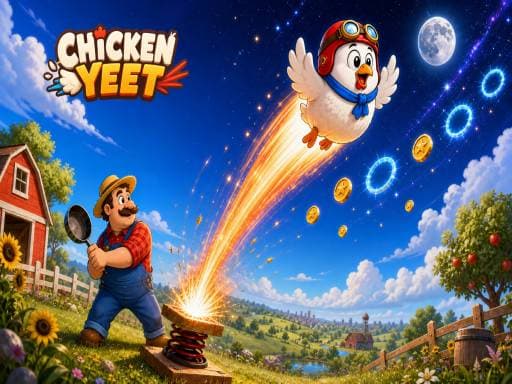 Chicken Yeet gameplay