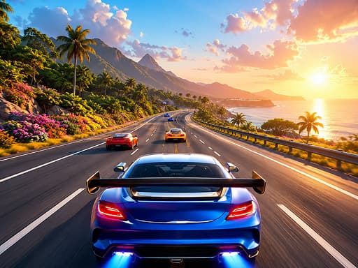 Highway Car Racer gameplay