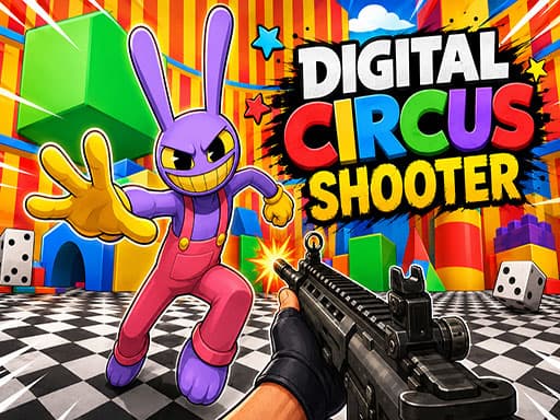 Digital Circus Shooter gameplay