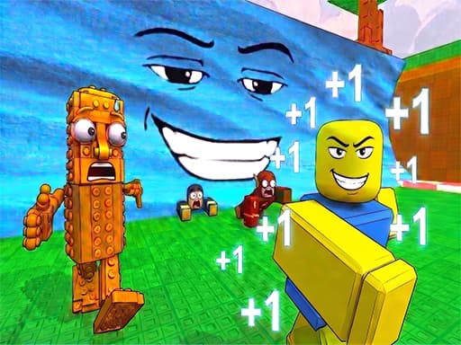 Obby Tsunami Runner gameplay