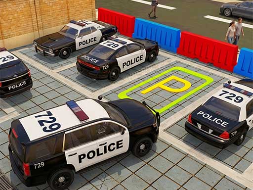 3D Police Car Parking gameplay