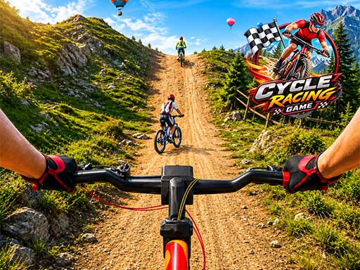Cycle Racing Game gameplay
