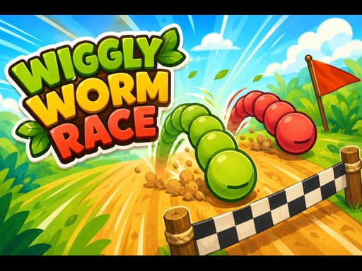 Wiggly Worm Race gameplay