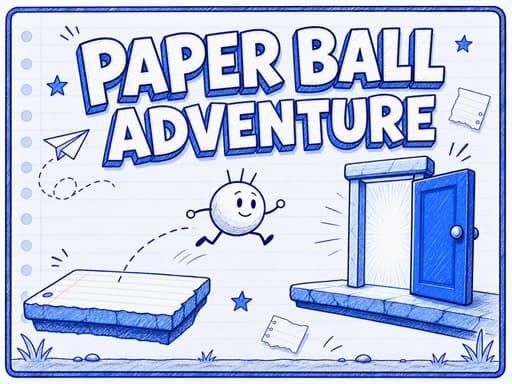 Paper Ball Adventure Go gameplay