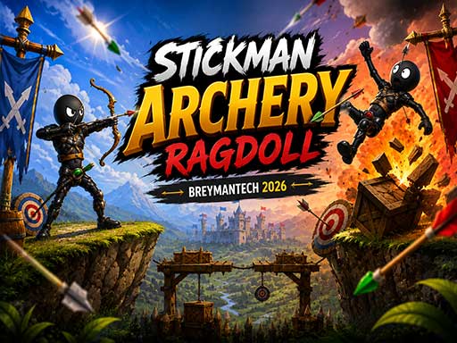 Stickman Archery Ragdoll gameplay
