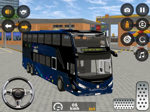 City Coach Driving Games 3d gameplay