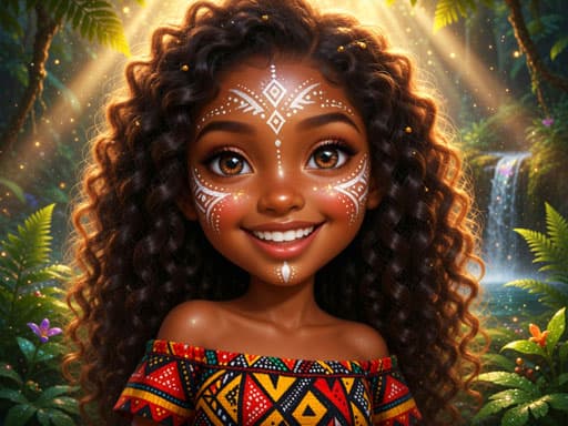African Princesses: Style Island gameplay