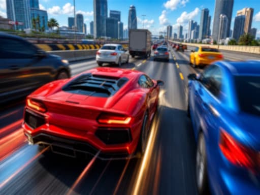 Race Through Traffic gameplay