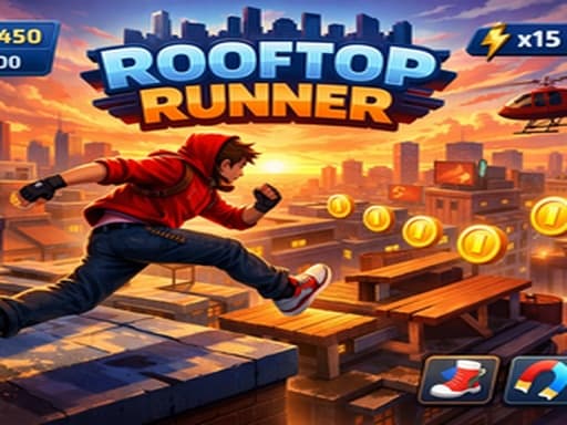 rooftop runner gameplay