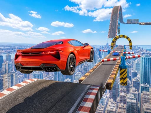 Impossible Car Stunt Tracks gameplay