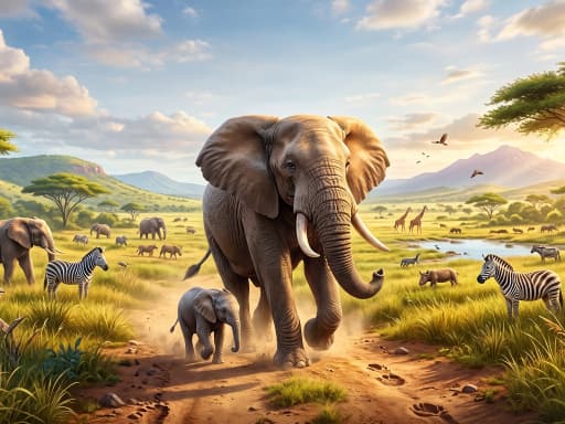 Zoo Elephant Simulator City Attack gameplay