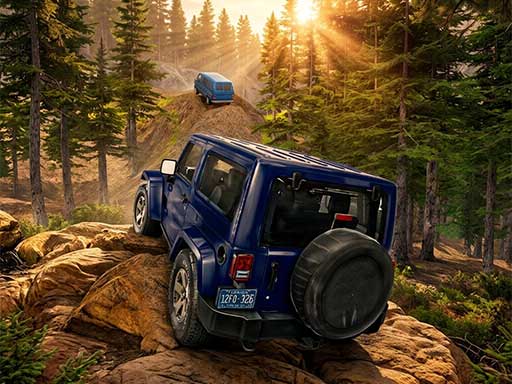 Offroad Jeep Simulation gameplay