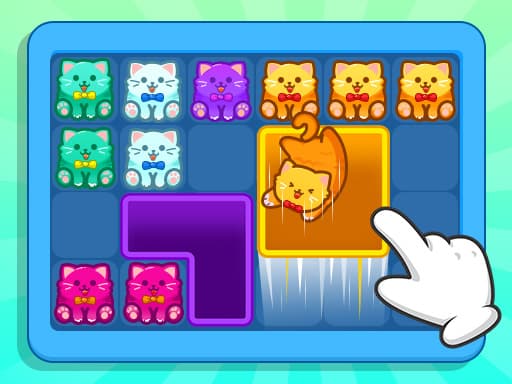 Meow Block Color Collect gameplay