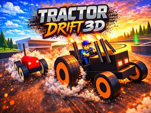 Tractor Drift 3D gameplay