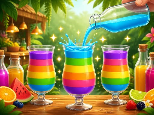 Juice Sort Puzzle gameplay