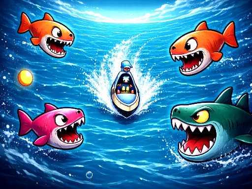 Ship &amp; Fish gameplay