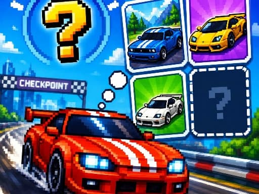 Pixel Car Memory Quest gameplay